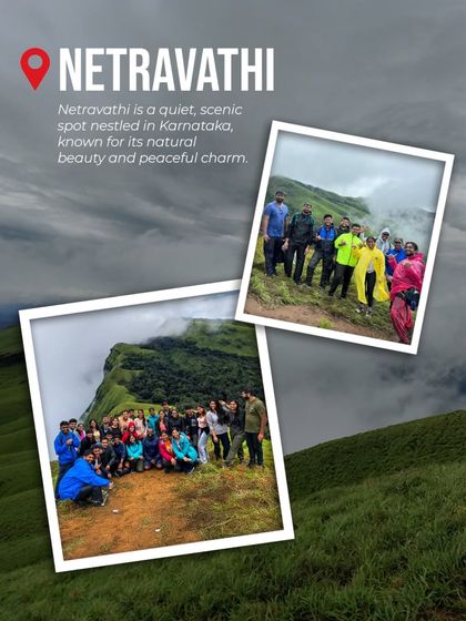 Another promotional image for the Netravathi trek, perfect for a long weekend getaway from Bangalore.
