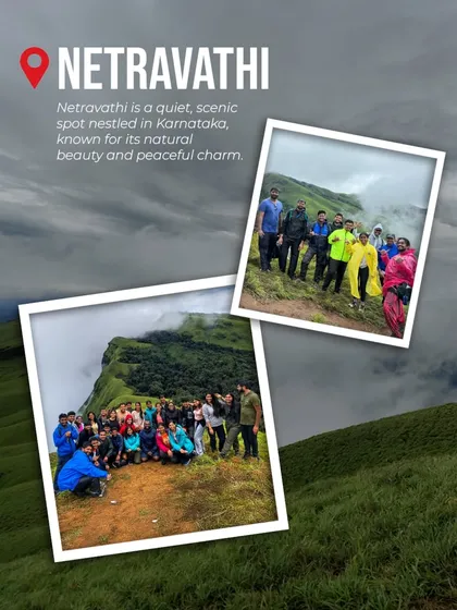 Another promotional image for the Netravathi trek, perfect for a long weekend getaway from Bangalore.