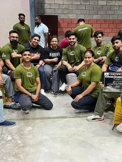 This is Team Vis Orbit at the IDF Delhi state deadlift competition. We are more than just a group of lifters; we are a community that supports and pushes each other to succeed. When you train with me, you become part of this family.
