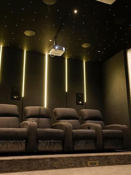3i Smart Home - Custom Home Theater Design & Installation Modern & Sleek Theaters photo 16