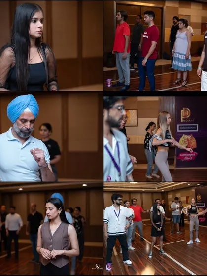 A collage of moments from my workshop, capturing the focus and dedication of every student. It's a joy to see so many different people united by their love for dance.