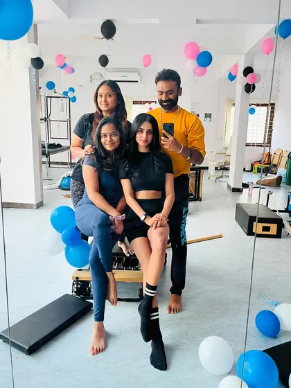 Capturing a fun moment with clients during our anniversary celebration. So grateful for this community.