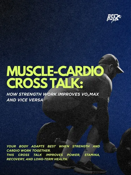 My programs are built on the principle of muscle-cardio cross-talk. I design hybrid training that improves power, stamina, and recovery by programming strength and cardio work to support each other.