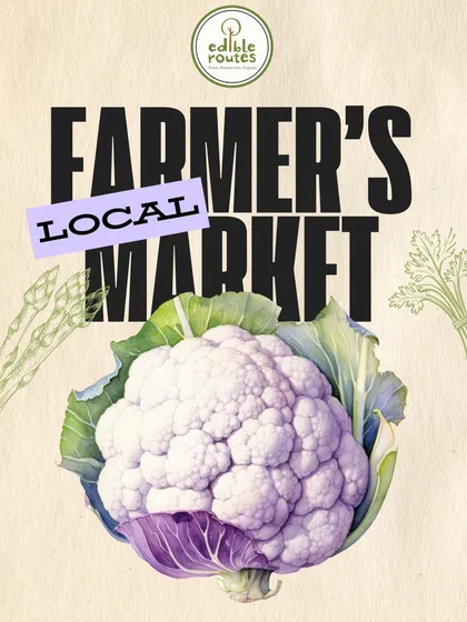 An invitation to our local farmer's market. I believe in the power of eating locally and seasonally, and markets are the best place to connect with the source of your food.