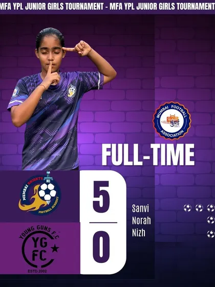 A commanding 5-0 victory for our junior girls in phase 2 of the MFA YPL tournament.