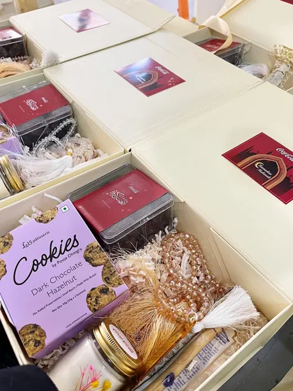 Another variation of the Ramadan hamper for Coca-Cola, featuring prayer beads (tasbeeh), bakhoor (incense), and other thoughtful items for the holy month.