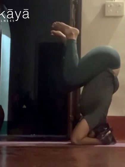 "I can't believe it's my own body doing these things." A student new to yoga shares her excitement at seeing her body grow stronger and more capable in just a few months, finding confidence in baby headstands.