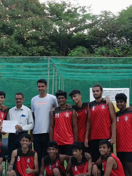 The St. Andrews College Boys team, who fought hard to become the Runners Up in their tournament. Pictured here with their trophy, they showed incredible spirit throughout the competition.