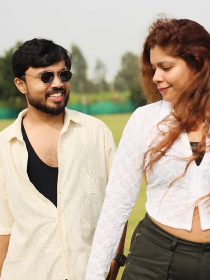 A behind-the-scenes shot before filming a dance cover. The process of creating these videos is just as fun as the final product.