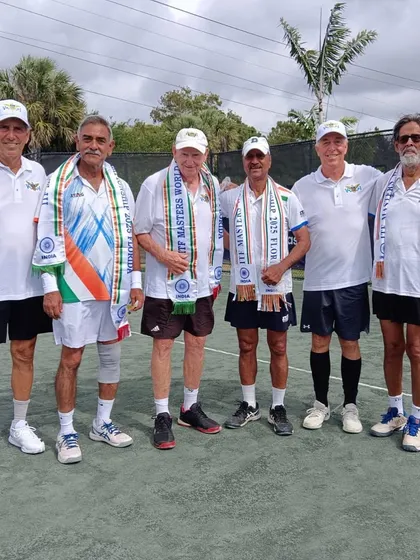 Congratulations to Mr. Arvind Bhasin for his convincing victory with the Indian team at the 2025 ITF Masters World Team Championships 70+ in Florida. Age is just a number!