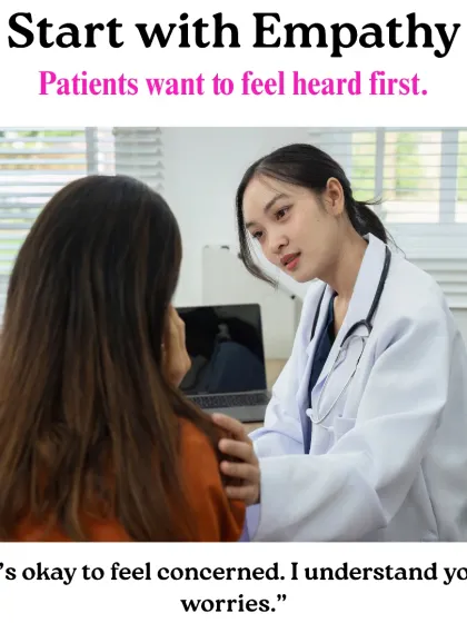 My approach to patient care always starts with empathy. It's important that my patients feel heard and understood before we even begin treatment.