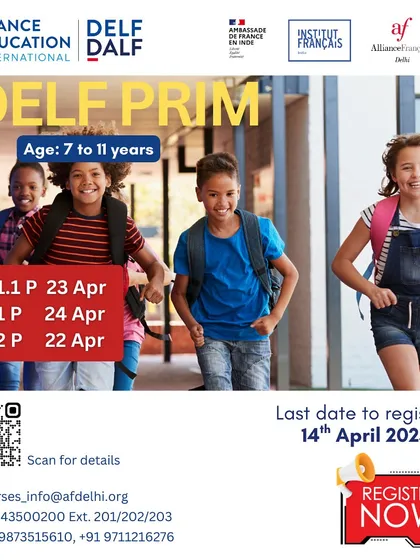 It's never too early to start the journey. We offer the DELF Prim certification specifically for our youngest learners, aged 7 to 11. This program makes learning and certifying French a fun and rewarding experience for children.