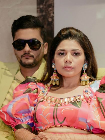 Playful Mehendi & Haldi Hair photo 61