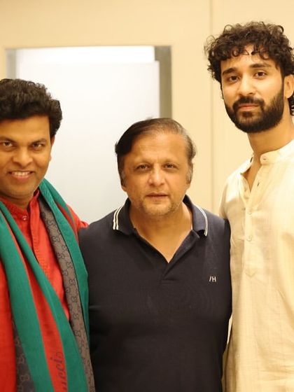 With friends and artists at our musical gathering. It is a joy to be surrounded by such talented and warm-hearted people.