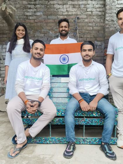 Our full team, united by a shared mission. We are proud to be building a company that contributes to both the environment and our local community.