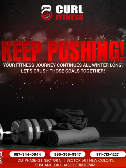 Keep pushing. Your fitness journey continues all winter long. Let's crush those goals together.