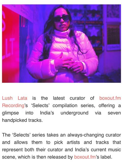 More from the Mixmag Asia feature. They highlighted the compilation as a gateway to India's underground music scene.