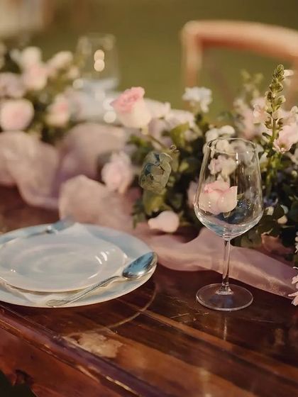Crimson and Cherry - Wedding Design & Styling Elegant Tablescapes & Dining Details photo 13