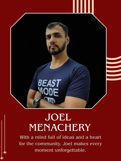 Meet Joel Menachery. With a mind full of ideas and a heart for the community, Joel makes every moment unforgettable.
