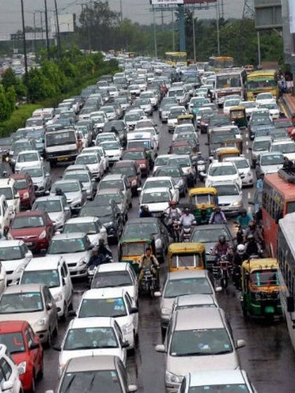 This image of traffic congestion highlights the need for BBMP's road-widening projects. I represent property owners affected by land acquisition for such projects, ensuring they receive fair compensation or Transferable Development Rights (TDR) as per the law.