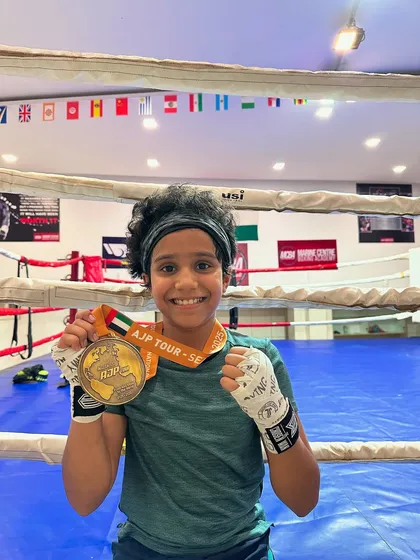 Meet Sai, our 11-year-old warrior from Singapore. She shows incredible dedication, and we are proud to have her as part of our boxing family.