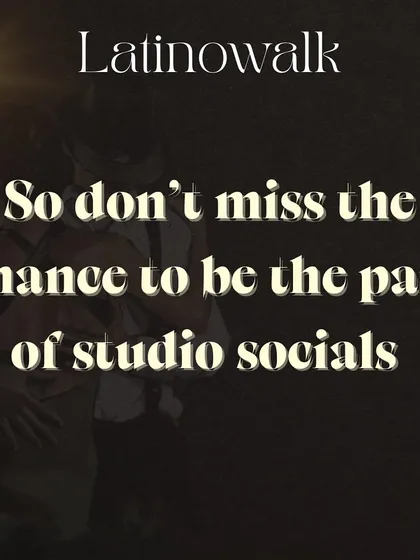 Don't miss the chance to be part of our studio socials. They are a core part of the Latino Walk experience and your dance journey.
