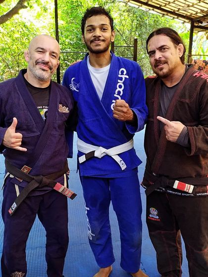 Training with the Tribal Warriors team in Goa. I love connecting with the wider BJJ community and had some great rounds with Coach Carlos and Johnny.