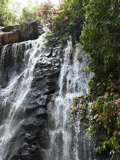 A beautiful shot of a waterfall visited during our Agumbe trip.