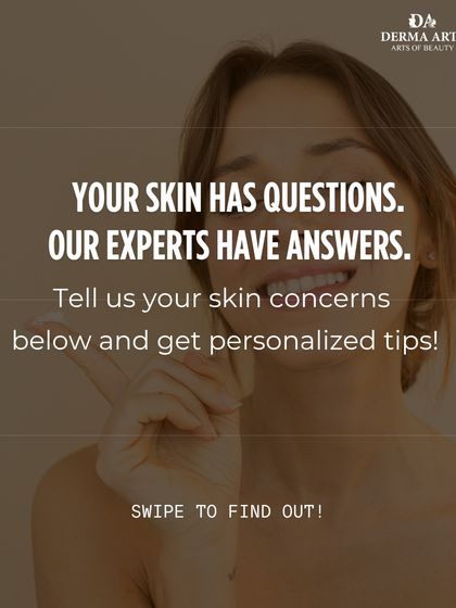 Your skin has questions, our experts have answers. This interactive graphic invites users to share their concerns to get personalized tips.
