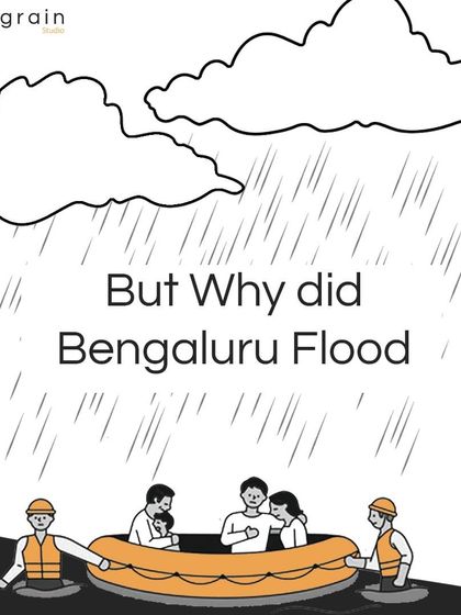 This image poses the critical question: "Why did Bengaluru flood?" It frames the problem that my work aims to solve. The answer lies in a combination of factors including rapid urbanization and inadequate infrastructure, which my designs directly address.