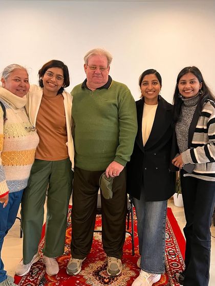 A group photo from our Narrative Fiction Writing Workshop led by Lawrence Fray. Our workshops are a space to learn, connect, and become part of a vibrant writing community.