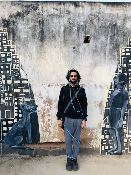 Each panel of the 'Stories of Water' mural tells a different part of the story. From the farmer dependent on the rains to the children playing in floodwaters, the artwork depicts the complex and often contradictory realities of water access and urbanization in our city.