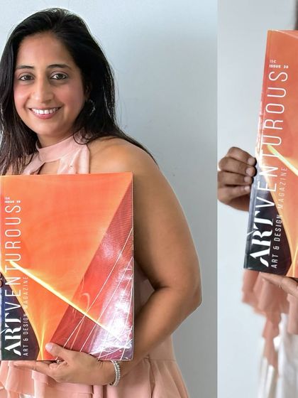 Thrilled to see my work featured in the international ARTVENTUROUS Magazine, a space that celebrates creativity and bold expression in art and design.