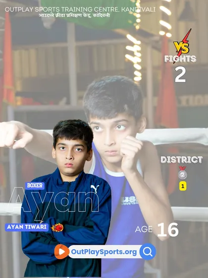 Meet Ayan Tiwari, a 16-year-old district silver medalist. He's just getting started and is on the path to becoming a future champion.