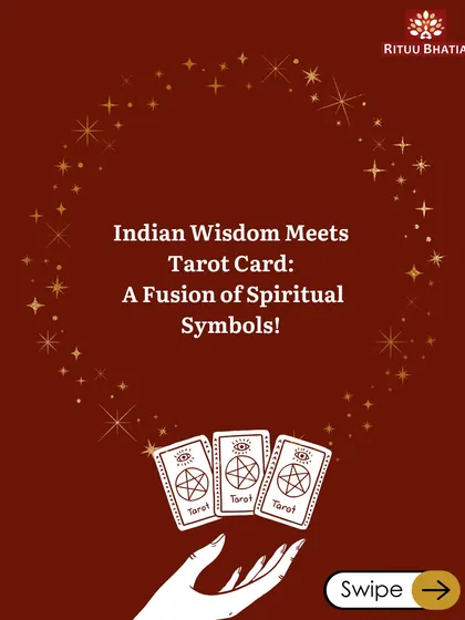 I specialize in a unique fusion of Indian wisdom and tarot. This approach combines ancient spiritual symbols and archetypes to provide deeper, more resonant readings. Swipe to discover how this blend can illuminate your path.