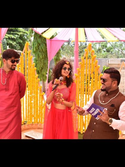 Emcee Pramod - Wedding Emcee & Host Vibrant Haldi & Mehendi Ceremonies photo 22
