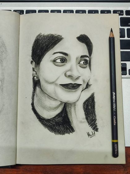 Another charcoal study from my sketchbook. I focused on capturing a thoughtful, candid moment, using deep shadows to create contrast and emotion.