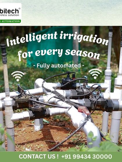 A close-up of our intelligent, fully automated valve system, designed to provide reliable irrigation for every season.