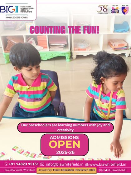 Bangalore International Academy - STEM and Practical Skills Education Foundational Learning (Preschool & Primary) photo 5