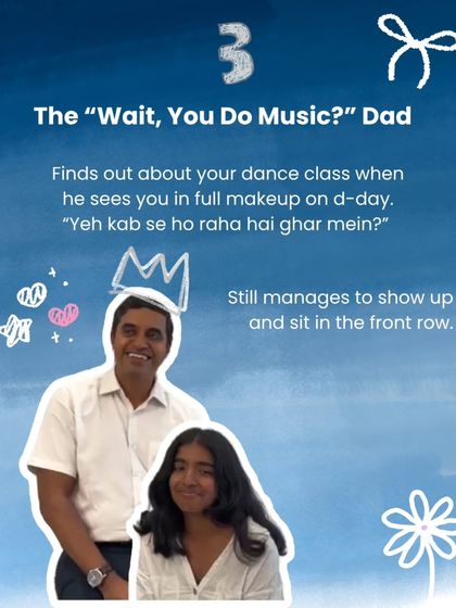 To "The 'Wait, You Do Music?' Dad" who finds out about your class on performance day but still shows up and sits in the front row. Happy Father's Day.