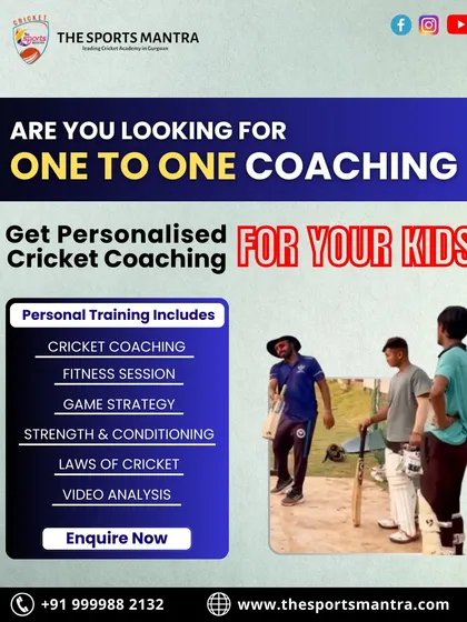 We offer personalized one-on-one coaching for kids. Our personal training includes cricket coaching, fitness sessions, game strategy, video analysis, and more to give your child a competitive edge.
