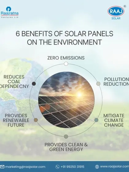 Raaj Solar - Utility-Scale & Industrial Solar Projects Financial & Environmental Benefits photo 17