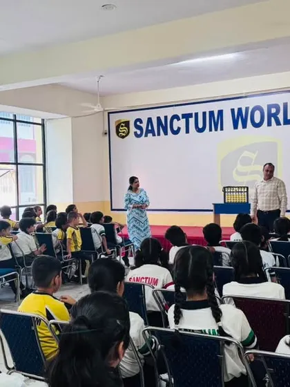 I was thrilled to conduct an abacus workshop at Sanctum World School in Jaipur. It's always a great experience to partner with schools and introduce so many enthusiastic students to the world of mental math.