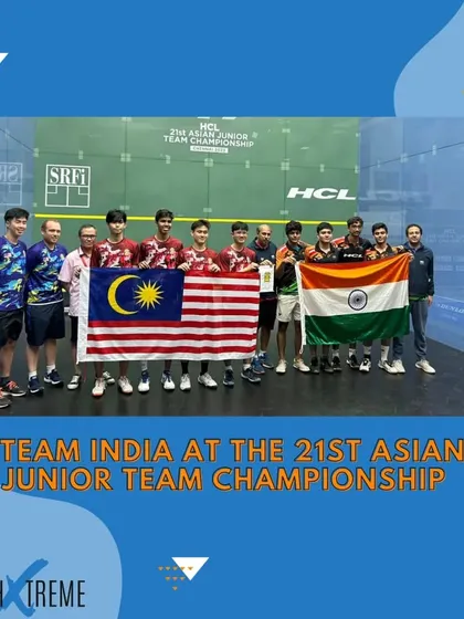 Team India's boys after their 2-1 win against Malaysia at the Asian Junior Team Championship.