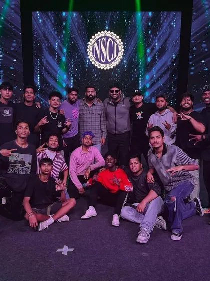 With the incredible Demolition Crew from India's Got Talent. I was called back to perform at the NSCI Members Day Celebration, sharing the stage with fellow artists from the show.
