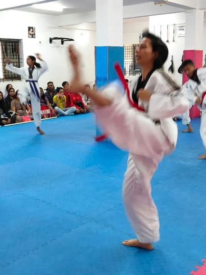 CTA Taekwondo & Fitness Clubs - Taekwondo for Kids & Teenagers Dynamic Kicking & Sparring Drills photo 60