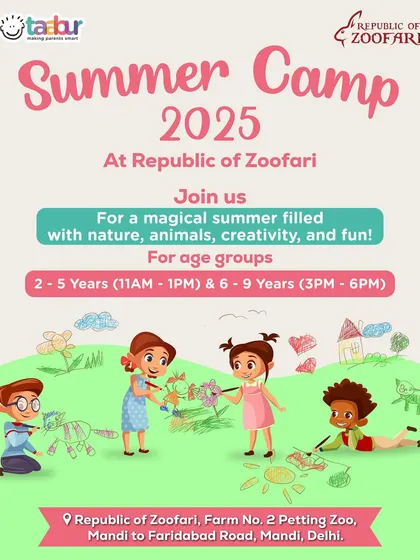 The Summer Camp at Republic of Zoofari offers a magical summer filled with nature, animals, creativity, and fun.