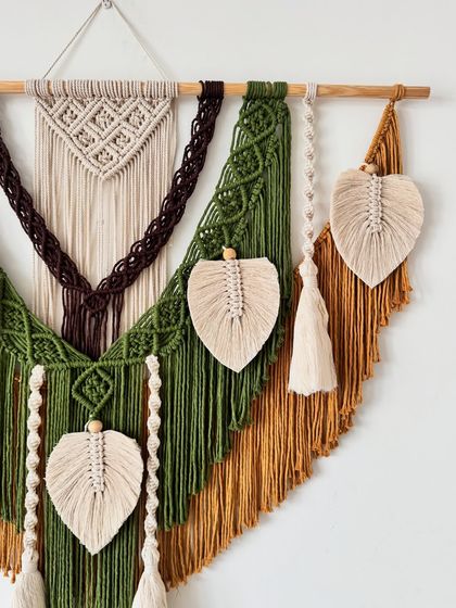 Shikha Agarwal - Custom Macrame & Crochet Home Decor Large Statement Wall Hangings photo 8