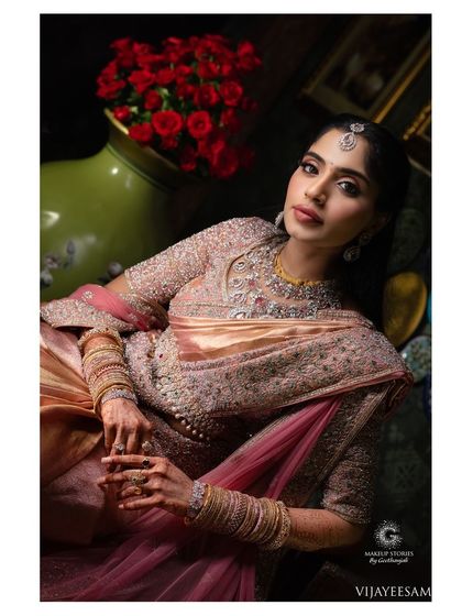 Geethanjali Venkatesh - Special Occasion Makeup Regal Reception & Sangeet Glam photo 57