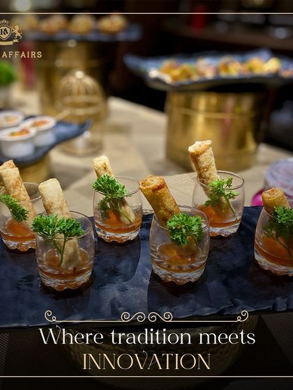 I believe in combining tradition with innovation. My spring rolls are served in a modern style, placed individually in glasses with dipping sauce, making a classic appetizer feel fresh and contemporary.